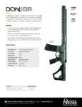 Daniel Defense DDM4 ISR 300 BLK Rifle Deepwoods with Integrated Silencer (02-103-01056) - Image 3