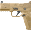 FNH 509 Tactical 9mm Pistol with Threaded Barrel/Night Sights FDE