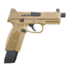 FN 509 Tactical, 9mm Pistol, 4.5" Threaded Barrel, Optic-Ready, Suppressor Height Night Sights, FDE (66-100373) - Image 3