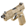 FN 509 Tactical, 9mm Pistol, 4.5" Threaded Barrel, Optic-Ready, Suppressor Height Night Sights, FDE (66-100373) - Image 4