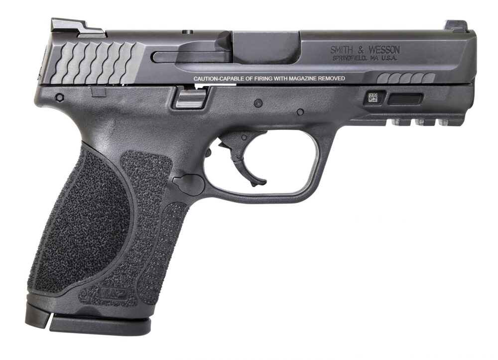Smith & Wesson M&P9 M2.0 Compact 9mm Pistol Black No Thumb Safety