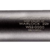 SilencerCo Warlock 22, Dedicated 22LR Silencer, Black Finish (SU147)