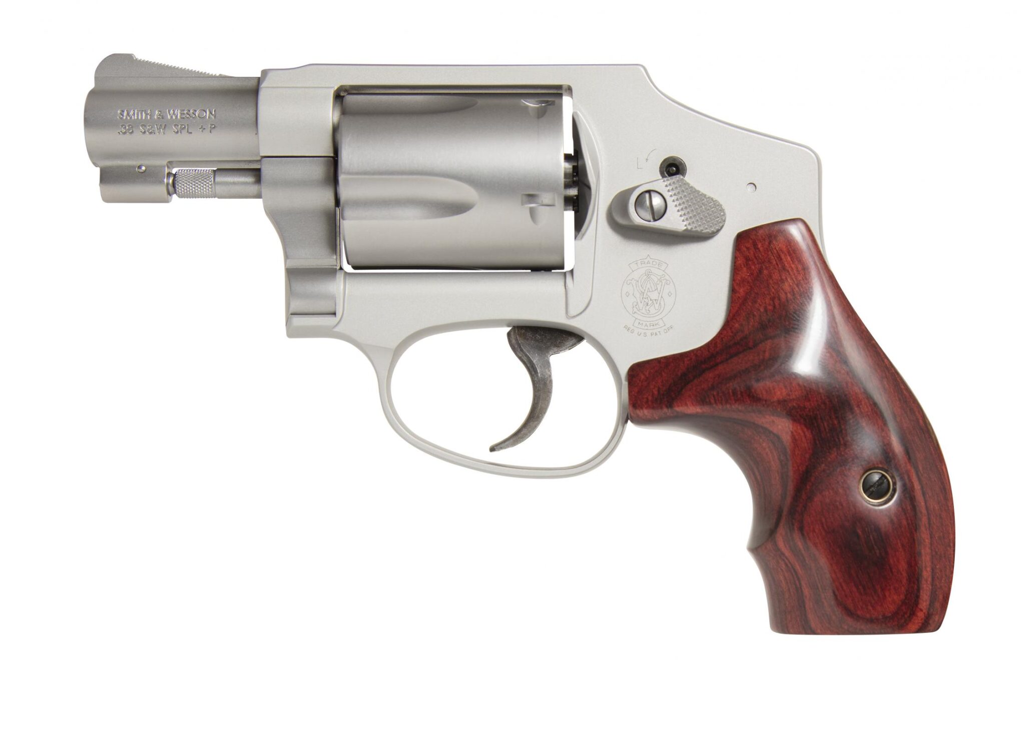 Smith & Wesson Model 642 LS, 38 SPL +P Ladysmith Revolver, Stainless ...