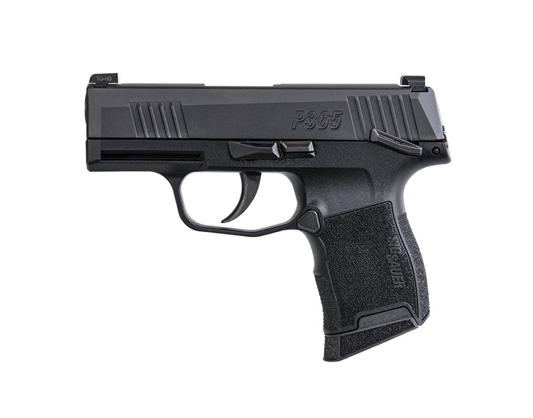 Sig Sauer P365 9mm Pistol with Manual Safety, Black (365-9-BXR3-MS)