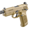 FN FNX-45 Tactical 45 ACP Pistol, Threaded Barrel, Night Sights, FDE (66968) - Image 2