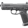FNH FNX-45 Tactical 45 ACP Pistol with Threaded Barrel/Night Sights Black