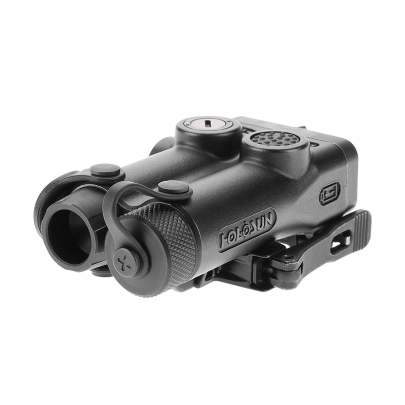 Holosun LE221-G Elite Coaxial Green Laser and Infrared Laser Sight with Picatinny-Style Mount Matte Black