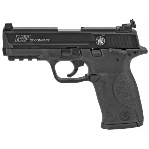 Smith & Wesson M&P22 Compact 22LR Pistol, Threaded Barrel, Black (108390)