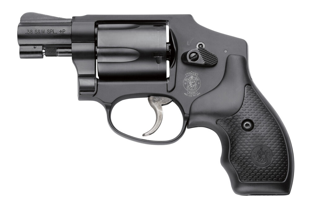 Smith & Wesson 38 Special Airweight Revolver, Black (162810)