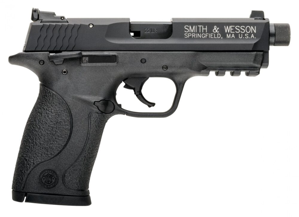 Smith & Wesson M&P22 Compact 22LR Pistol with Threaded Barrel Black