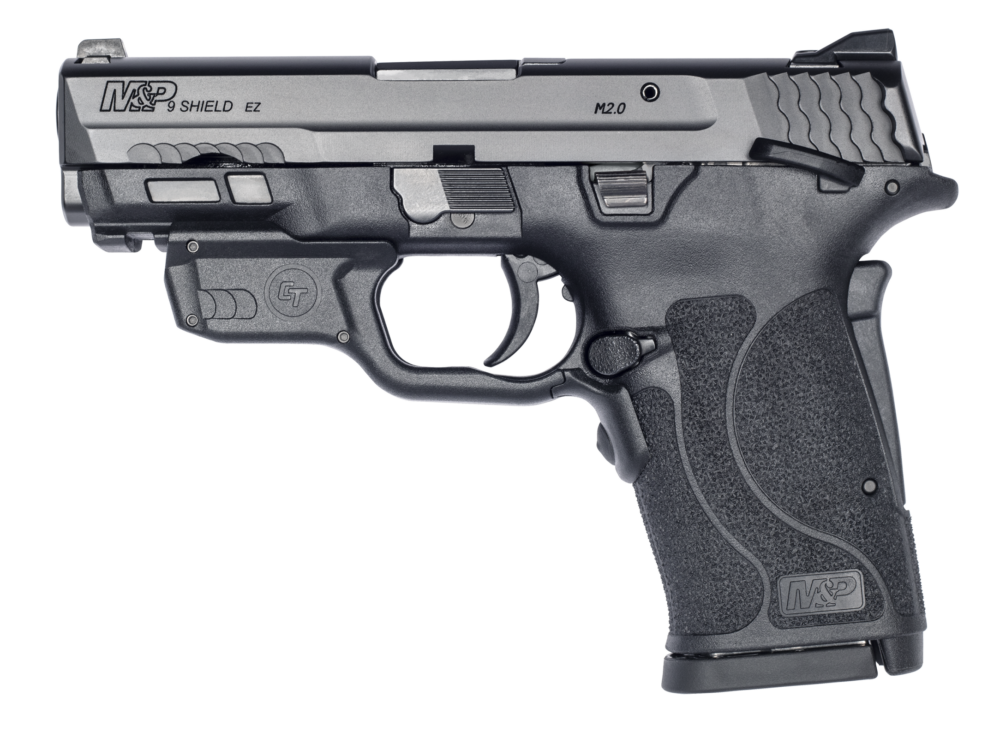 Smith & Wesson M&P9 Shield EZ 9mm Pistol with Red Laser and Manual Thumb Safety (12438)