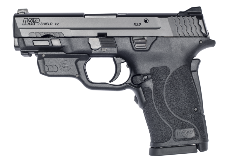 Smith & Wesson M&P9 Shield EZ 9mm Pistol with Red Laser, Black (12439