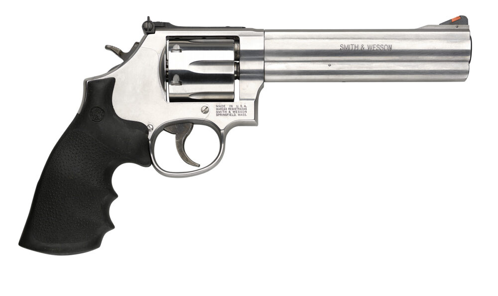 Smith & Wesson L-Frame revolvers are built to suit the demands of the most serious firearms enthusiast. Available in six and seven shot cylinders, the L-Frame has a strong, durable frame and barrel built for continuous Magnum usage. As police officers and hunters will attest, this firearm is made to withstand heavy use.