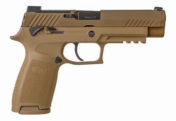 Sig Sauer P320 M17 9mm Pistol Coyote with Manual Safety
