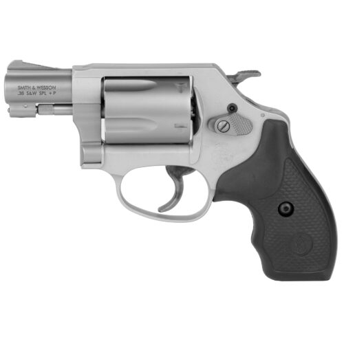 Smith & Wesson 637, .38 Special +P Airweight Revolver, Matte Silver Finish (163050)