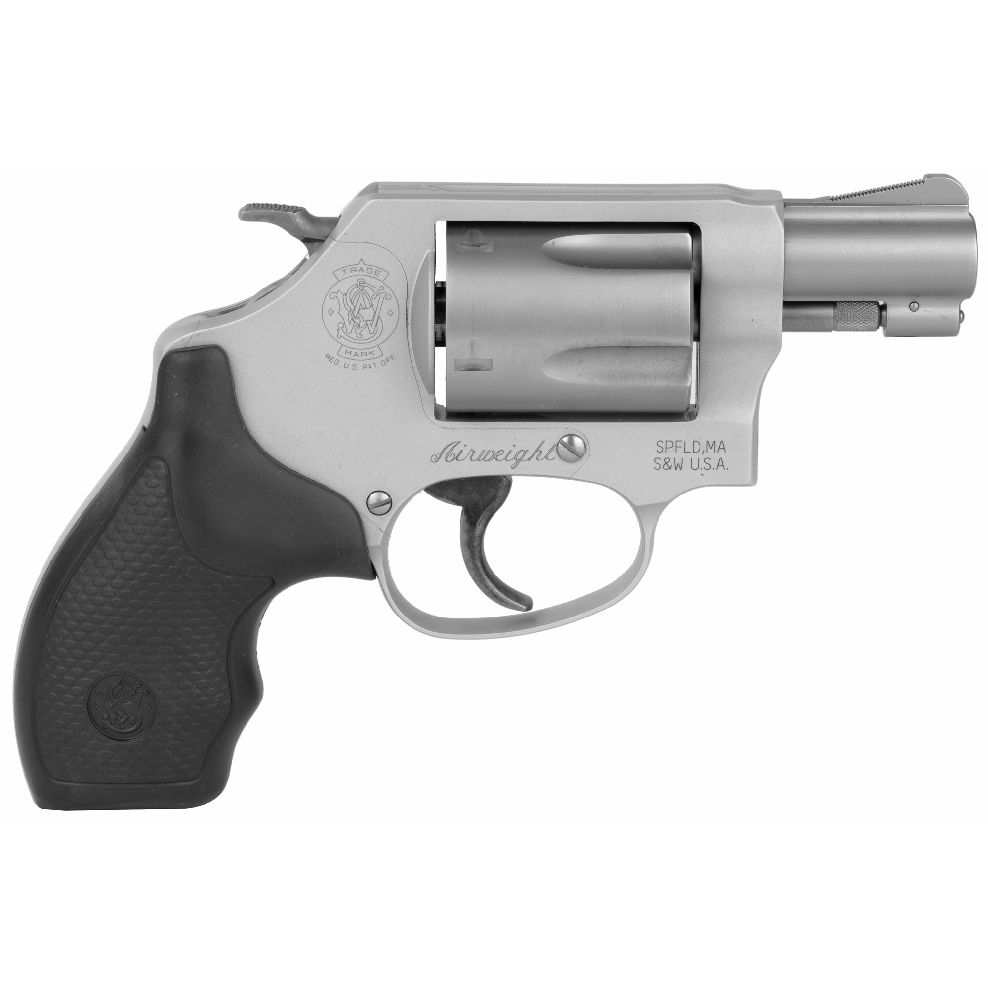 Smith & Wesson 637, .38 Special +P Airweight Revolver, Matte Silver ...
