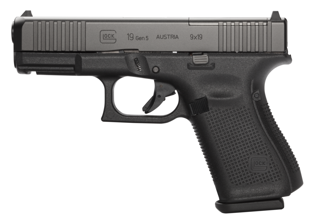 Glock G19 Gen5 MOS, 9mm Pistol, Black (PA195S203MOS) | UPC: