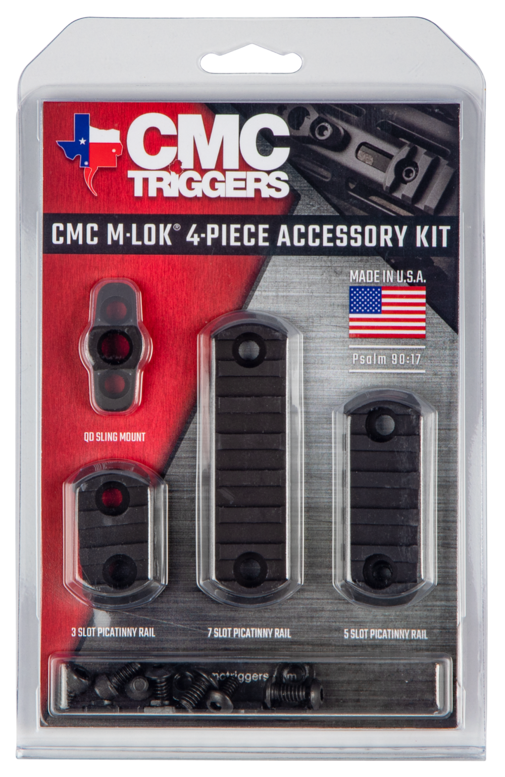 CMC Triggers MLOK 4pc Rail Kit 81724
