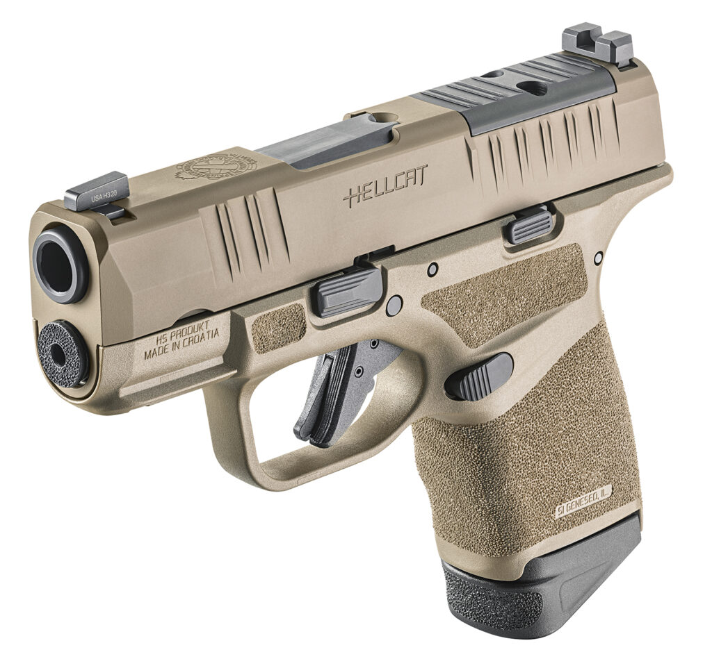 Springfield Armory Hellcat Osp 9mm Pistol Desert Fde With Night Sights Hc9319fosp City Arsenal 5232