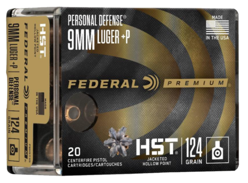 Federal, Premium, 9mm Ammunition, 124Gr., JHP Ammunition (P9HST3S)