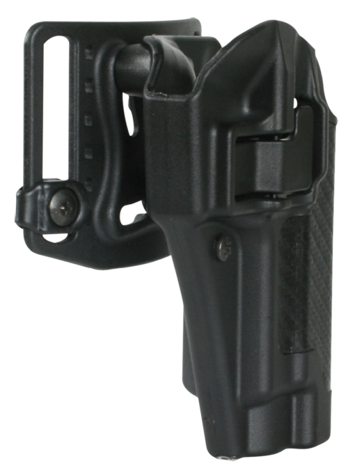 Blackhawk Serpa CQC Concealment Holster, OWB, RH, Fits Glock 20, Black Carbon Fiber Pattern (410013BKR)