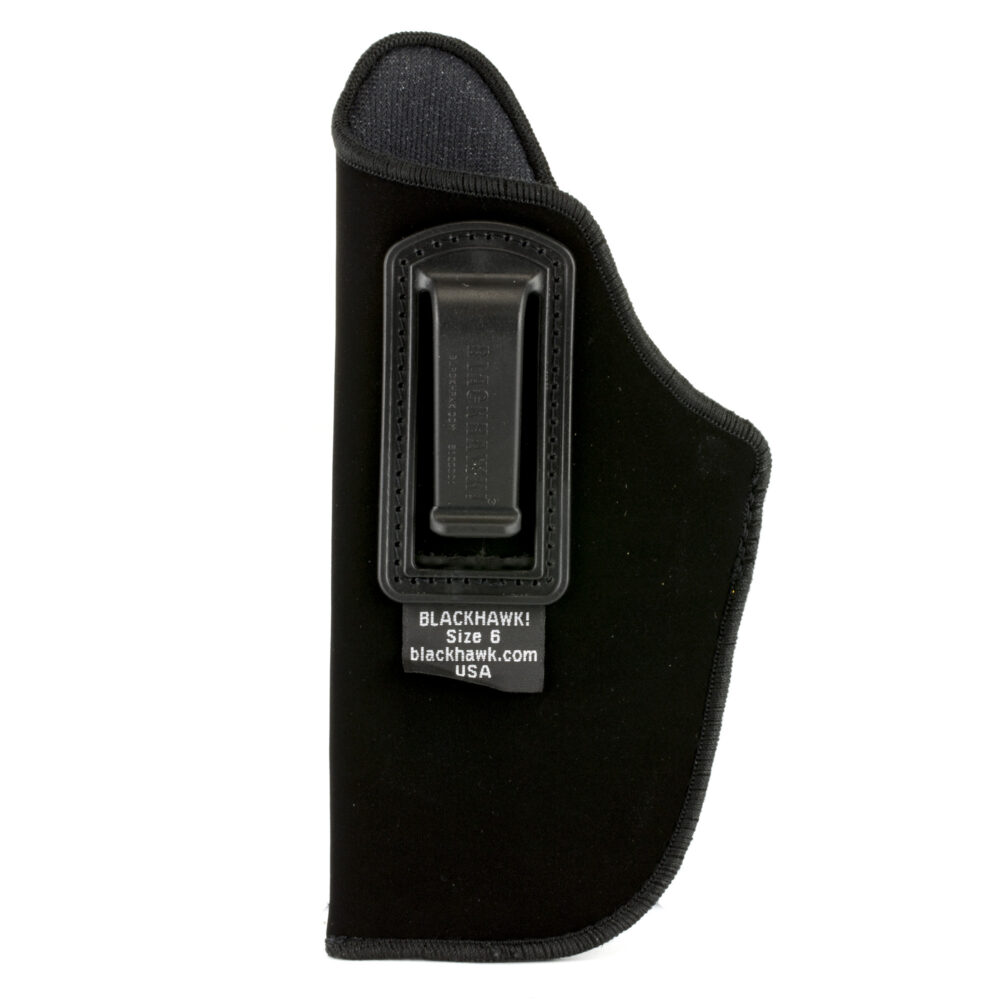 BLACKHAWK, Inside the Pant Holster, Size 6, Fits Large Automatic Pistol With 3.75-4.5" Barrel, Left Hand, Black