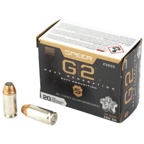 Speer, Gold Dot G2, 40S&W, 180 Grain, Hollow Point Ammunition (23999)