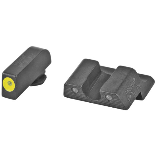 Trijicon, HD Tritium Night Sights, For Glock Small Frame, Green Lamps, Yellow Outline (GL113-C-600784)