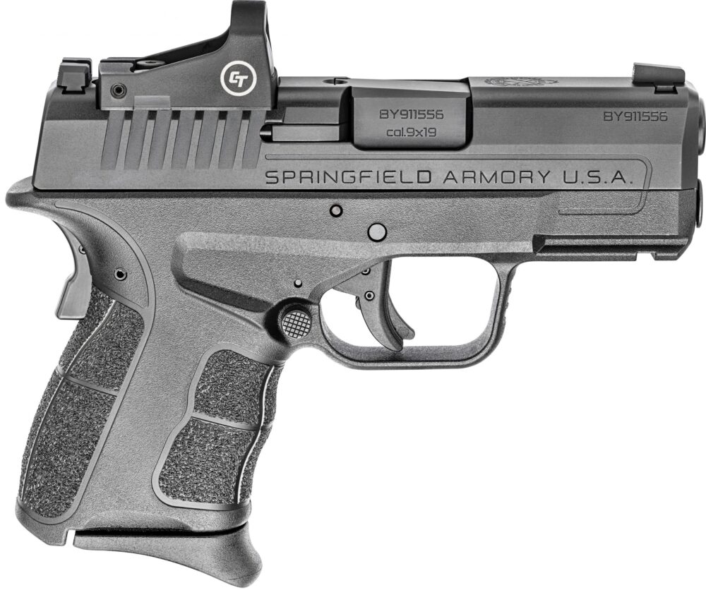 Springfield Armory XDS 9mm Pistol with Crimson Trace Red Dot, Black (XDSG9339BCT)