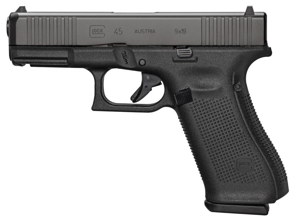 Glock G45 Gen5 FS 9mm Pistol, Black (PA455S202)-Blue Label Program