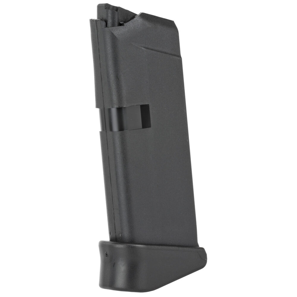 Glock OEM Pistol Magazine, .380ACP, 6Rd., with Grip Extension, Fits G42, Black (MF08833)