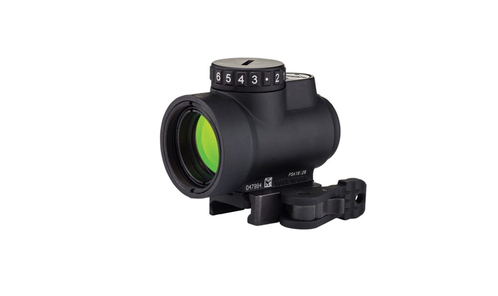 Trijicon Green Dot Sight, 2.0 MOA, With Low Levered Quick Release Mount (MRO-C-2200032)