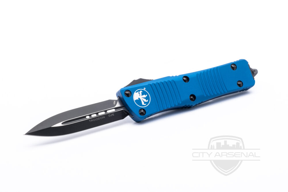 Microtech Troodon Blue Handle, Standard Blade