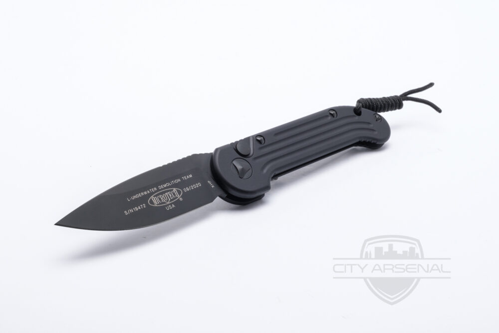 Microtech L.U.D.T. Folder Tactical Standard Black Blade Black Handle