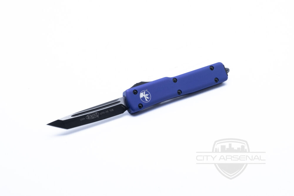 Microtech U.T.X-70 T/E Purple Handle Standard Blade