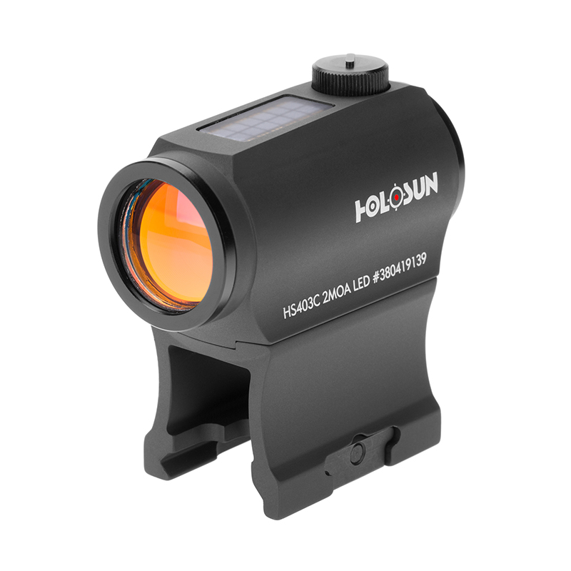 Holosun HS403C Micro Red Dot Sight, Dual Powered, Red 2MOA Dot (HS403C)