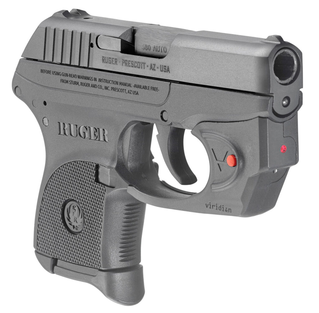 Ruger Lcp Standard 380 Acp Pistol With Viridian Laser 3752 City Arsenal 3925