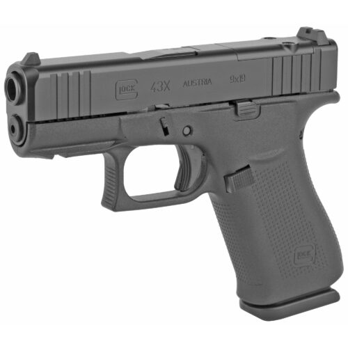 Glock 43X MOS 9mm Pistol Black