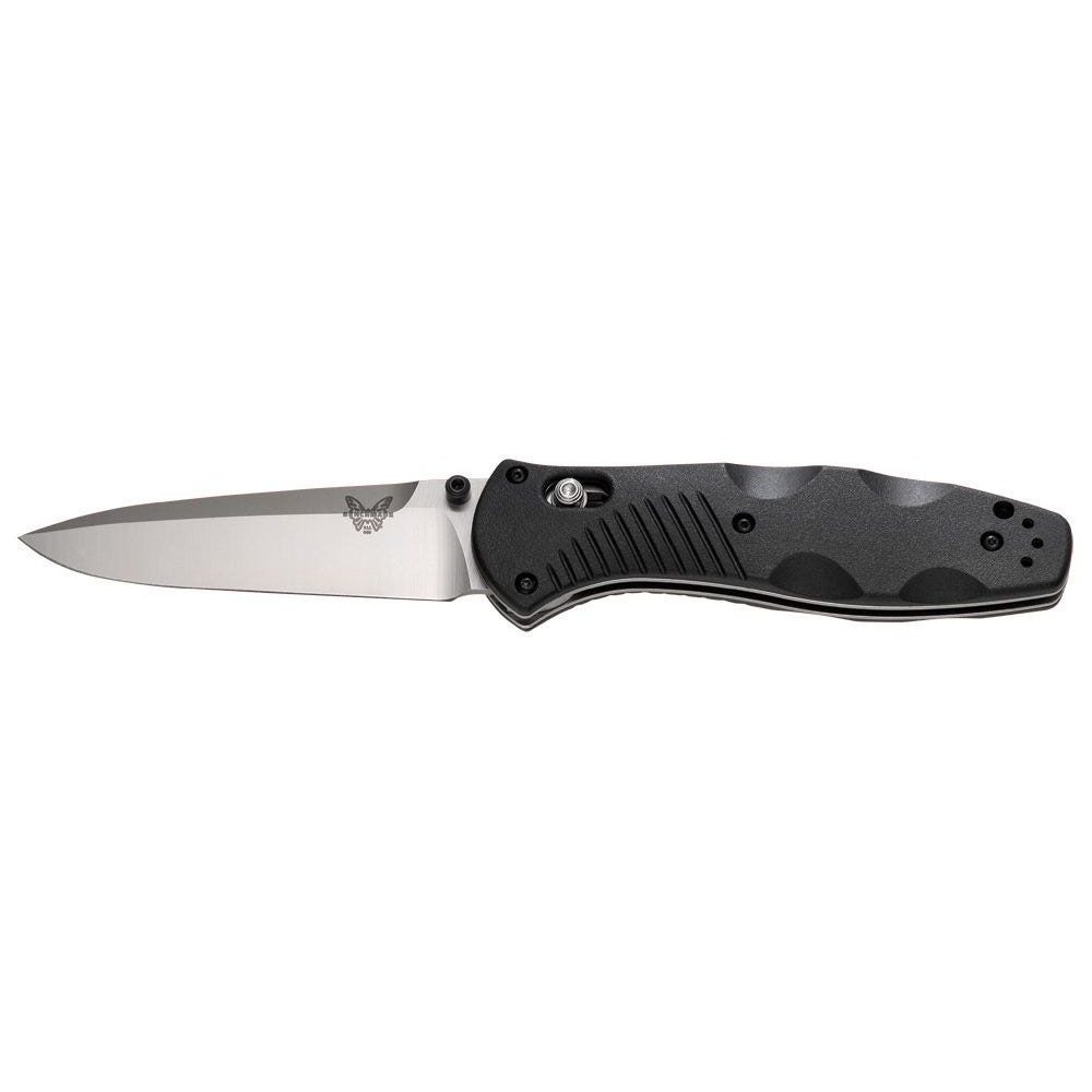 Benchmade 580 Barrage Axis Assit Opening Satin Serrated Blade Black Valox Handle