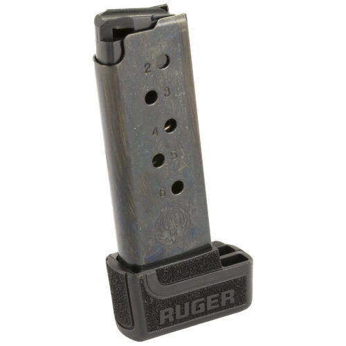 Ruger OEM Magazine, 380ACP, 7Rd., Fits Ruger LCP II, with Extended Floor Plate, Black (90626)