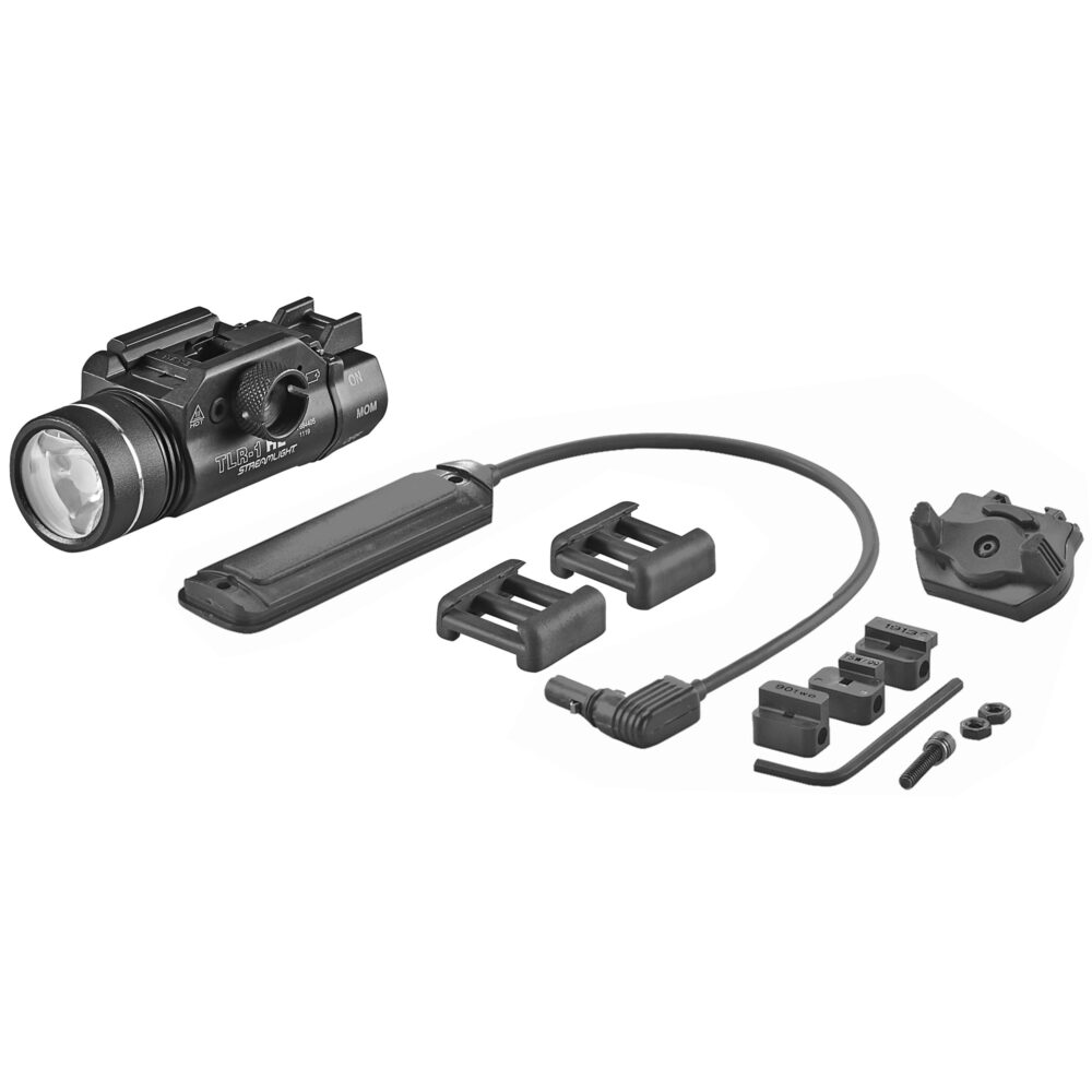 Streamligt TLR-1 HL Long Gun Kit, Tac Light Kit, C4 LED, 1000 Lumens, Black (69262)