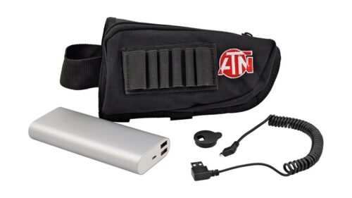 ATN Extended Life Battery Pack 20,000 mAh with MicroUSB Cable, Cap, Buttstock Case