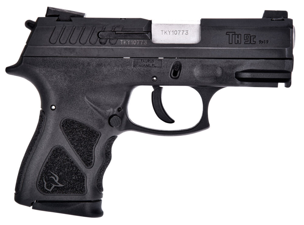 Taurus TH9c 9mm Pistol, 3.54in. Barrel, Matte Black (1-TH9C031)
