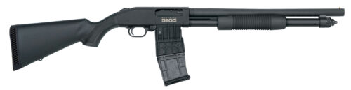 Mossberg 590M Mag-Fed Pump Action 12Ga. Shotgun, Matte Blued (50205)