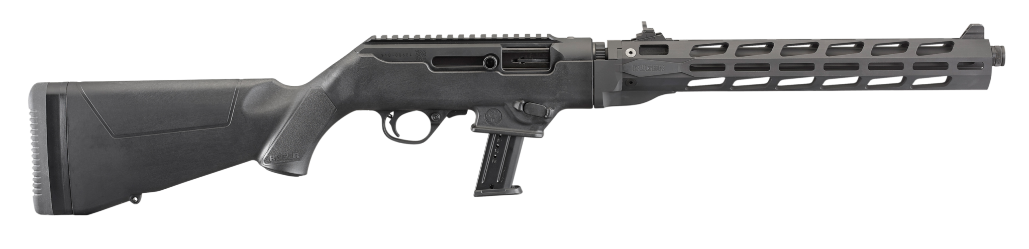 Ruger Pc Carbine 9mm, Threaded Fluted Barrel, W M-lok Handguard, Fixed 