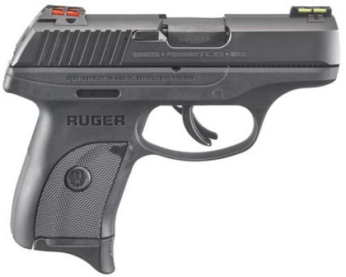 Ruger LC9S, 9mm Pistol, Hi-Viz Fiber Optic Sights, Black (03270)