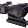 Trijicon ACOG 4x32 Rifle Scope, Illuminated Red Chevron .223/5.56 BDC Reticle, Matte Black (100215)