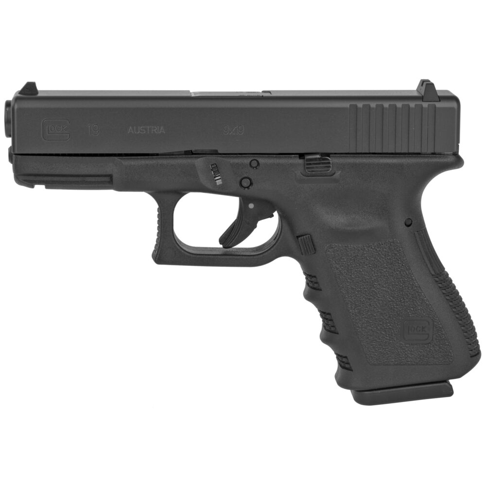 Glock G19, Gen3, 9mm Pistol, Black (PI1950203)