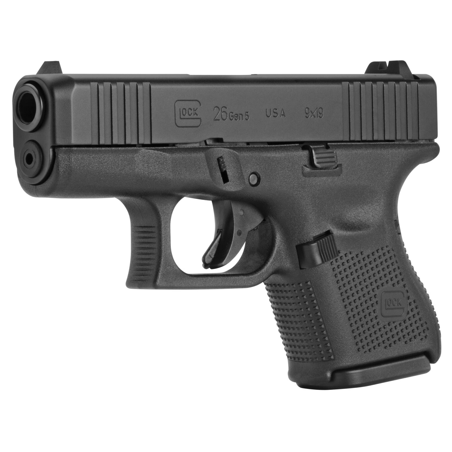 Glock G26 Gen5 Fs Sub Compact 9mm Pistol Black Ua265s201 City Arsenal 4656