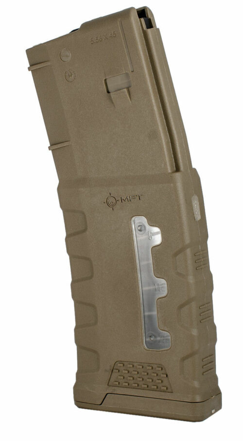 Mission First Tactical 5.56mm 30Rd., Extreme Duty Rifle Magazine with Window, Dark Earth (EXDPM556-W-SDE)